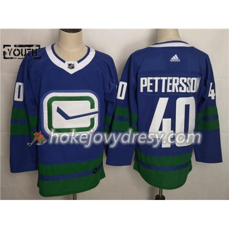 Dětské Hokejový Dres Vancouver Canucks Elias Pettersson 40 Alternate Adidas 2019-2020 Modrý Authentic